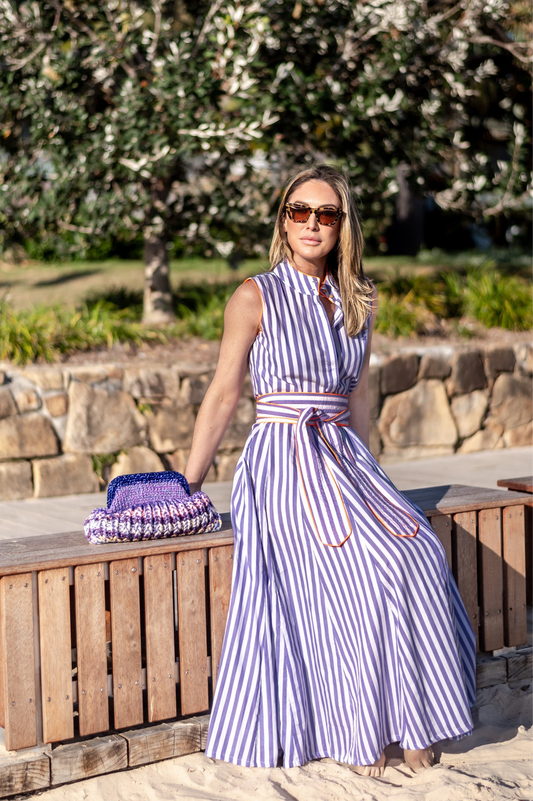 Algarve Sleeveless Panel Dress