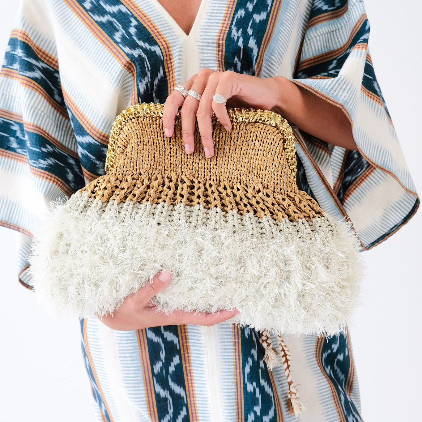 Nadia Dafri Tuy Large Clutch NEW 36