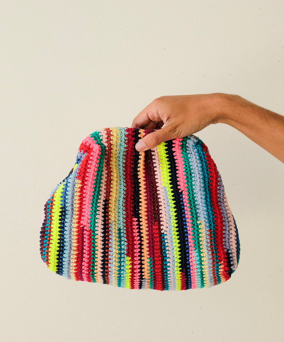 Nadia Dafri Feriah Multi Neon Clutch NEW 26