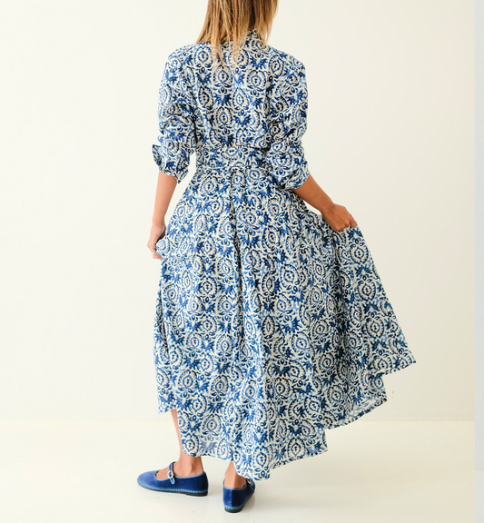 Batik Long Panel Dress