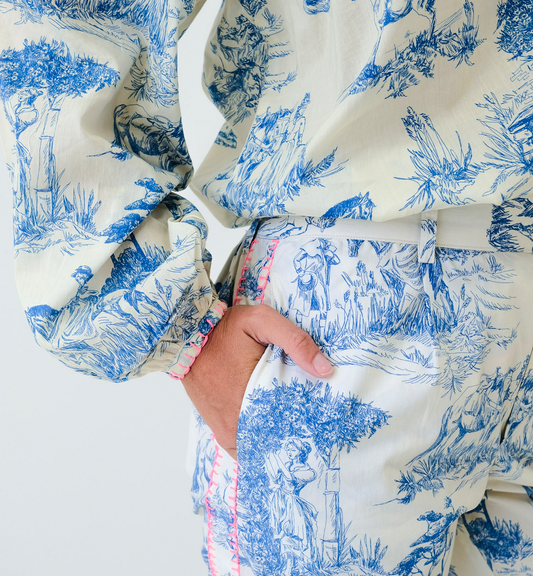 Blu Joie de vivre Slim Pant