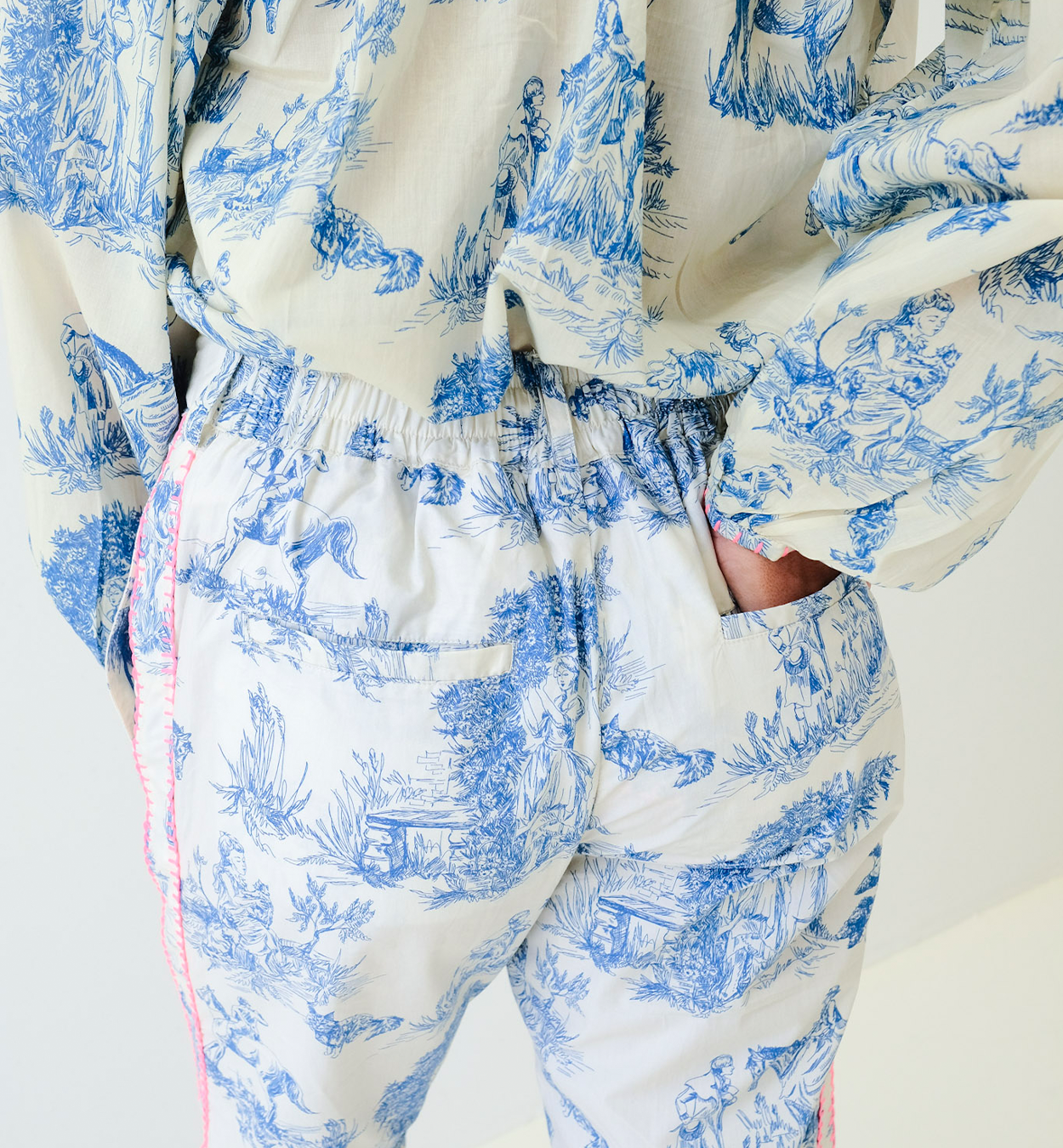 Blu Joie de vivre Slim Pant