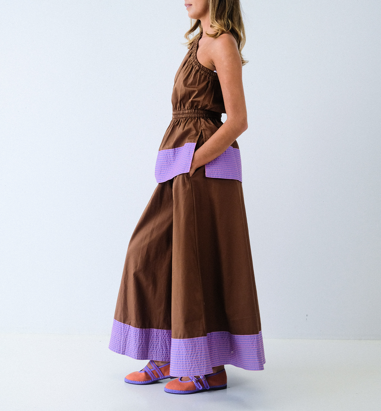 Colour Block Maxi Maxi Pant- PRE ORDER will ship 28th of February