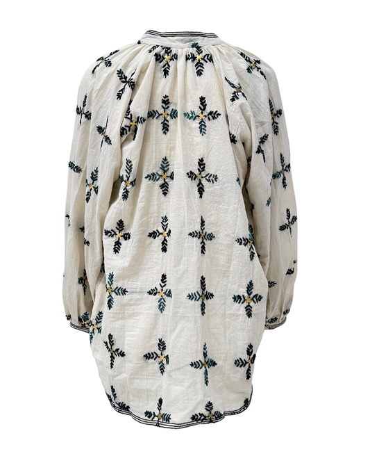 Romance Blue Prairie Top