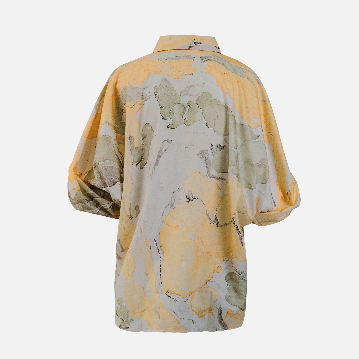 Marbled Butterfly Shirt in Peach