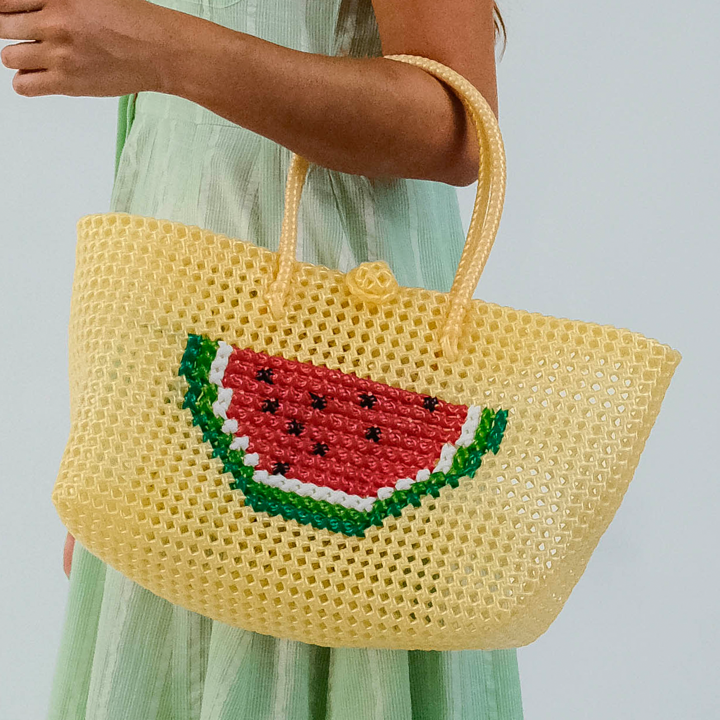 WATERMELON Recycled Plastic Tote - SML