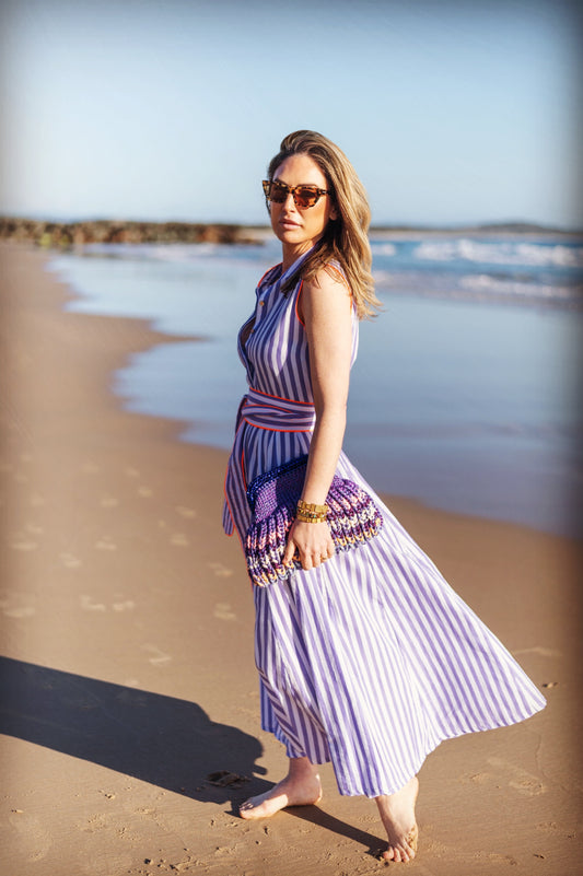 Algarve Sleeveless Panel Dress