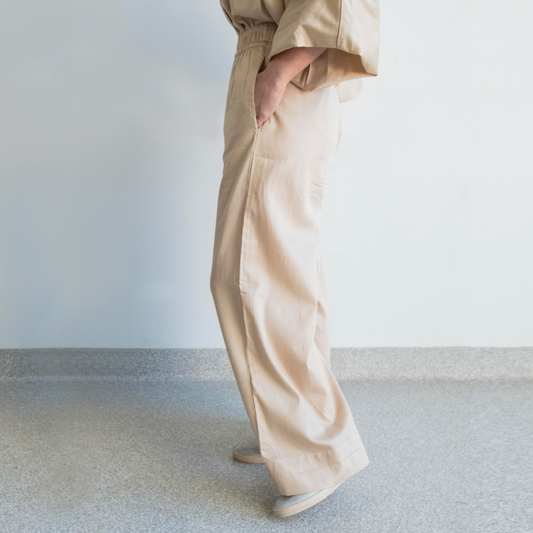 Desert Thin Stripe Wide leg pant