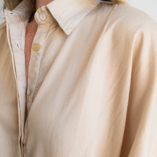 Desert Thin Stripe OS Butterfly Shirt