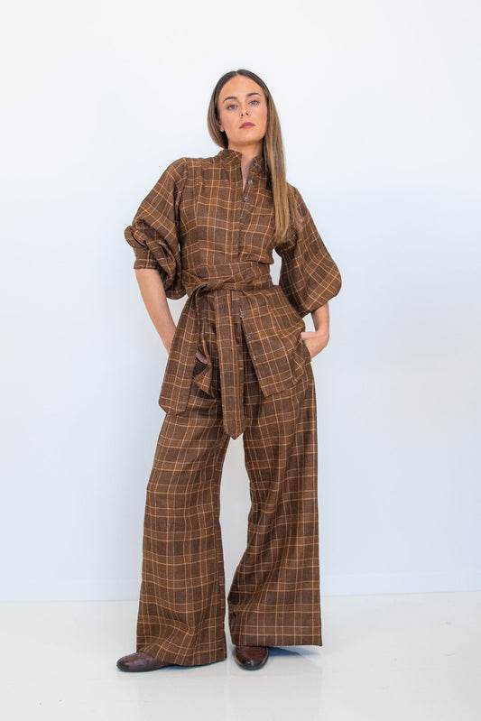 Chateau Linen Wide Leg Pant