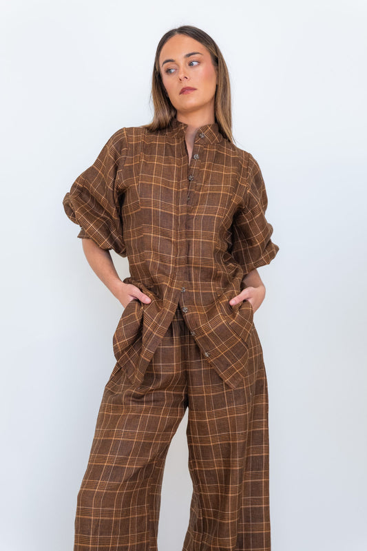 Chateau Linen Wide Leg Pant