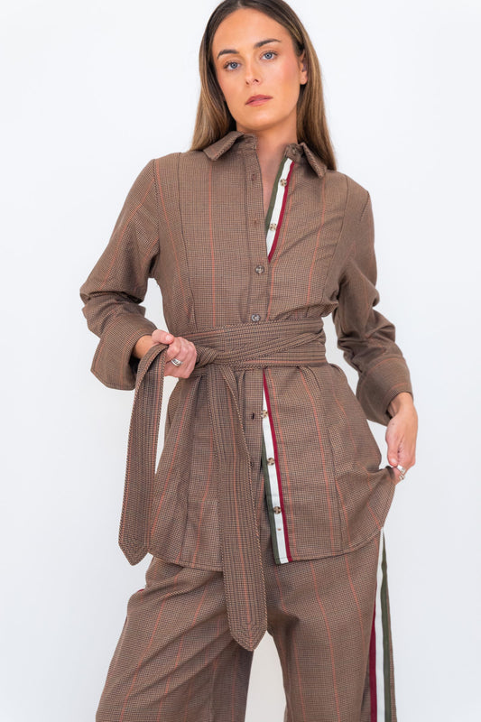 The Heritage French Cuff Belted Shirt