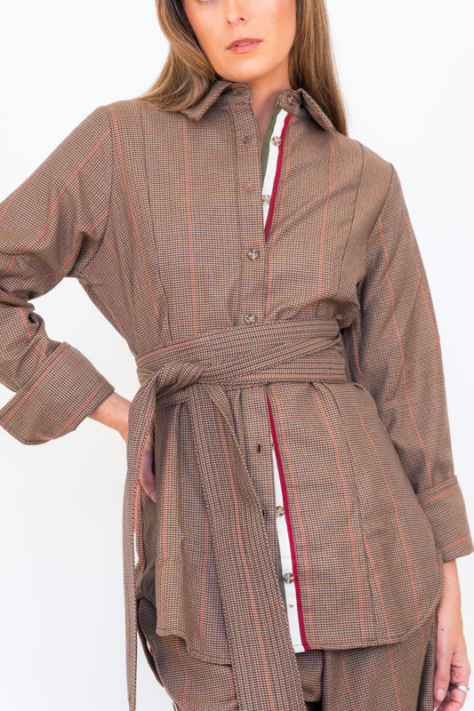 The Heritage French Cuff Belted Shirt