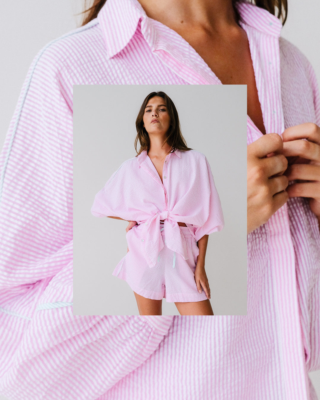Pink and Mint Delight Butterfly shirt