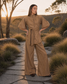 Cappuccino Check Lux Pant