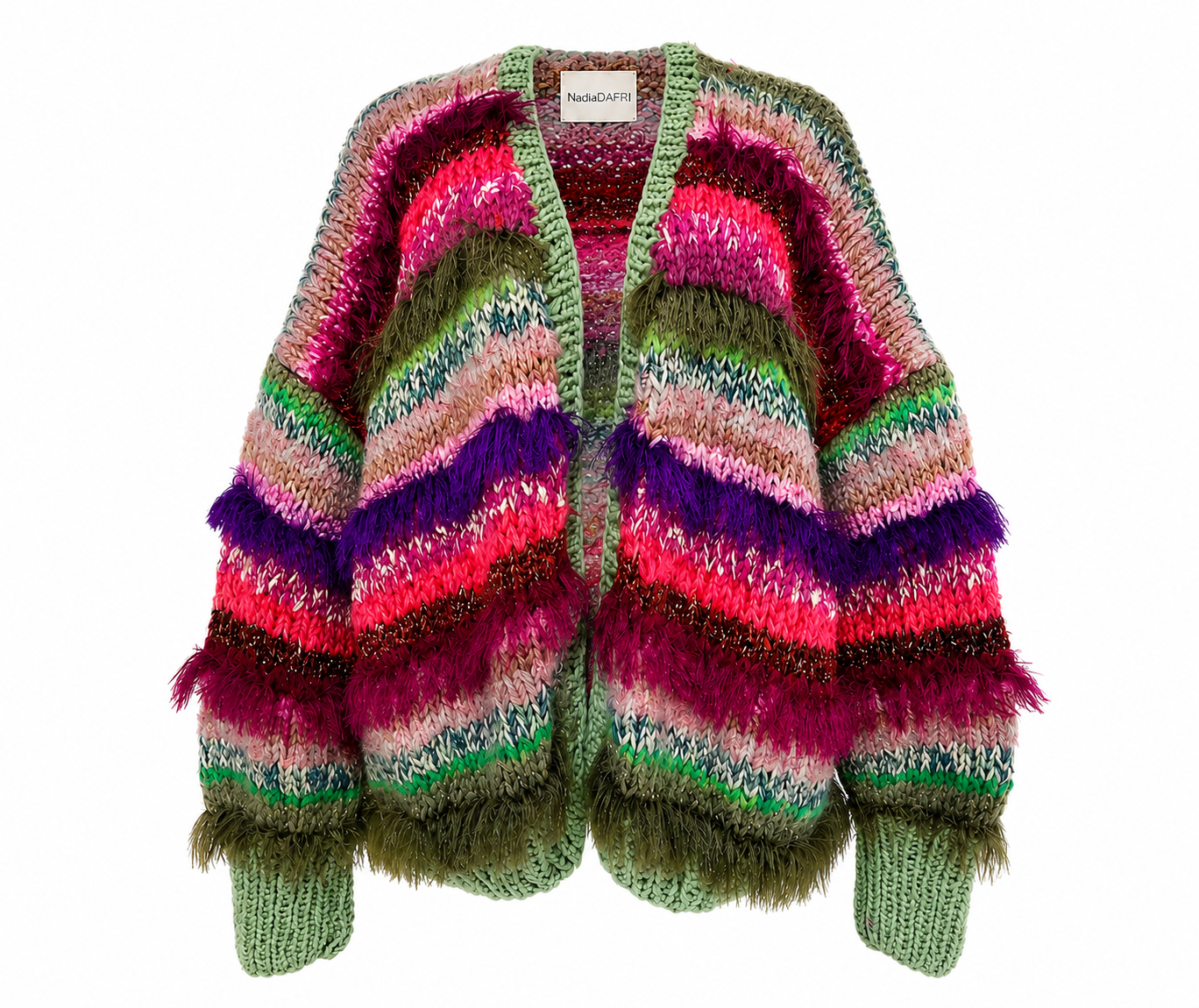 Nadia Dafri Cardi AW01 FROU FROU SAGE