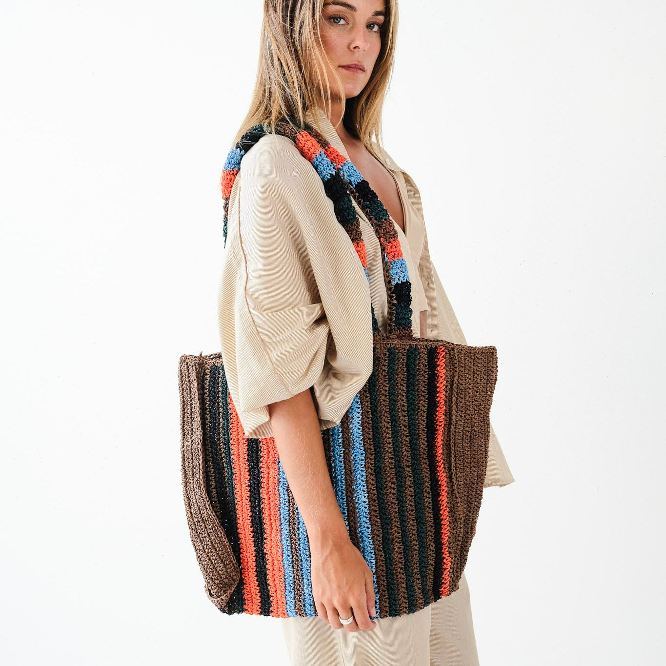 Raffia Tote Bag 04