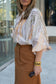 Marbled Butterfly Shirt in Peach