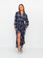 Bowral Check Sarong Shawl Dress — IT'S A FAD. Dress from Noosa, Australia