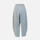 Light Denim Wash Barrel Pant