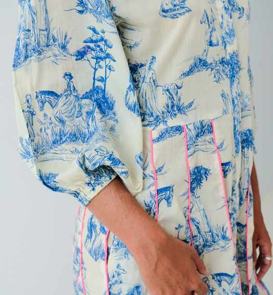 Blu Joie de vivre Dress - FINAL SALE