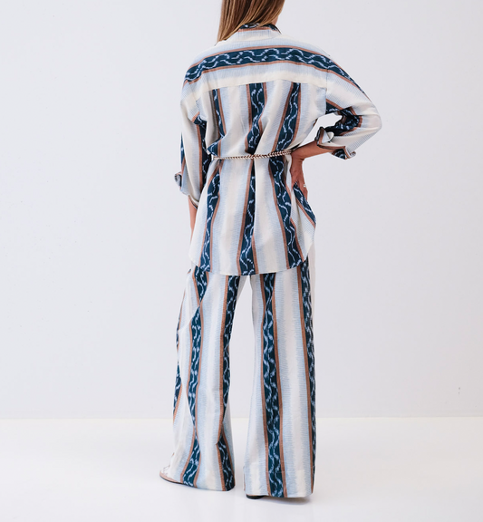 Tangier Ikat Boyfriend Shirt