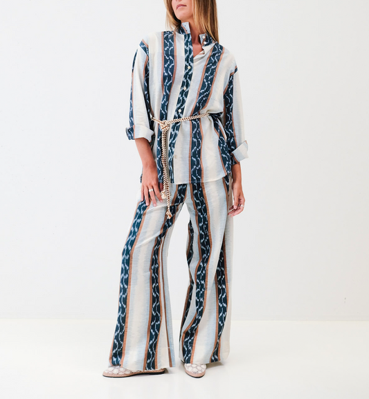 Tangier Ikat Boyfriend Shirt