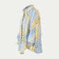 Marbled Butterfly Shirt Baby Blue & Yellow