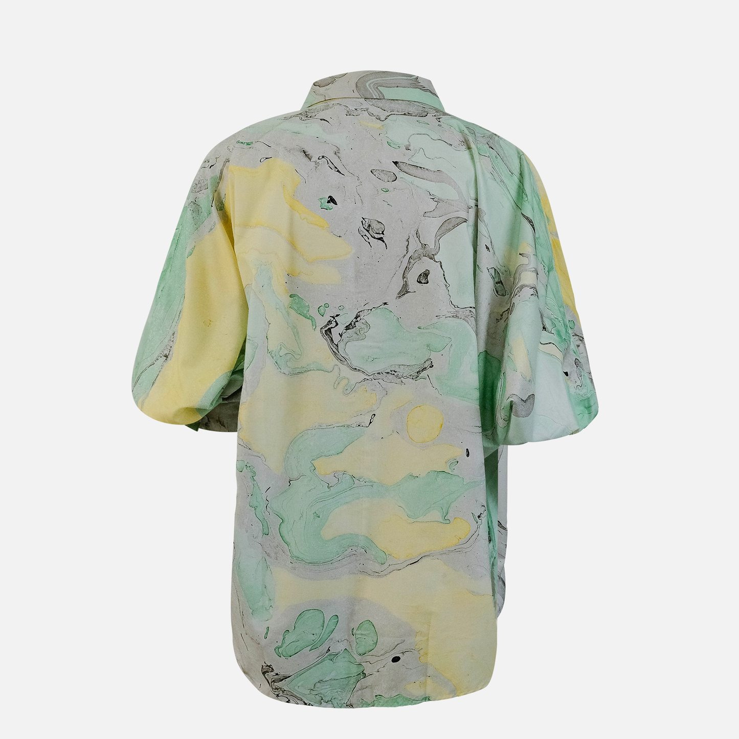 Marbled Butterfly Shirt in Green