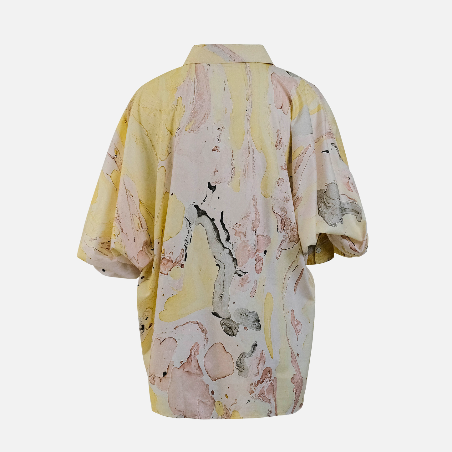 Marbled Butterfly Shirt in Pink