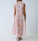 Orange Toile Chinoiserie Sleeveless Panel Dress