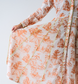 Orange Toile Chinoiserie Long Sleeve Panel Dress