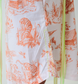 Orange Toile Chinoiserie Butterfly String Dress