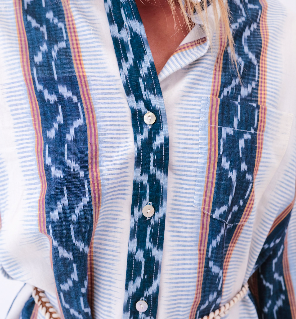 Tangier Ikat Boyfriend Shirt
