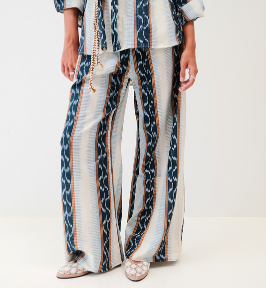 Tangier Ikat Wide Leg Pant