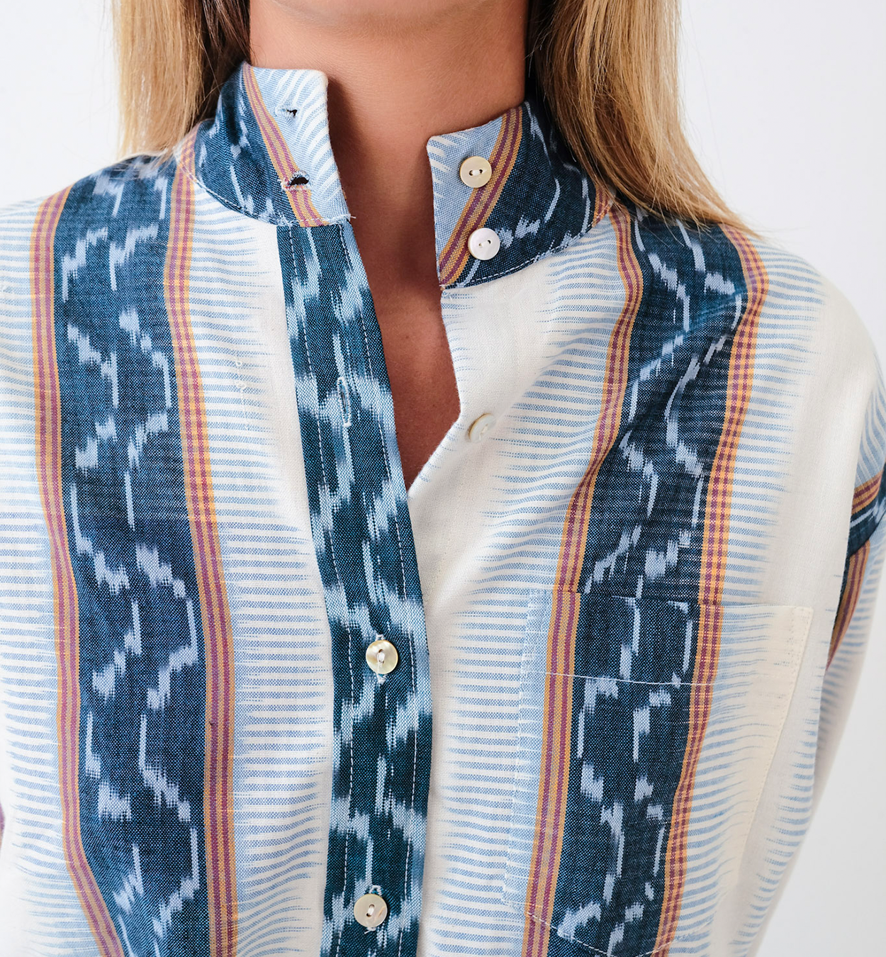 Tangier Ikat Boyfriend Shirt