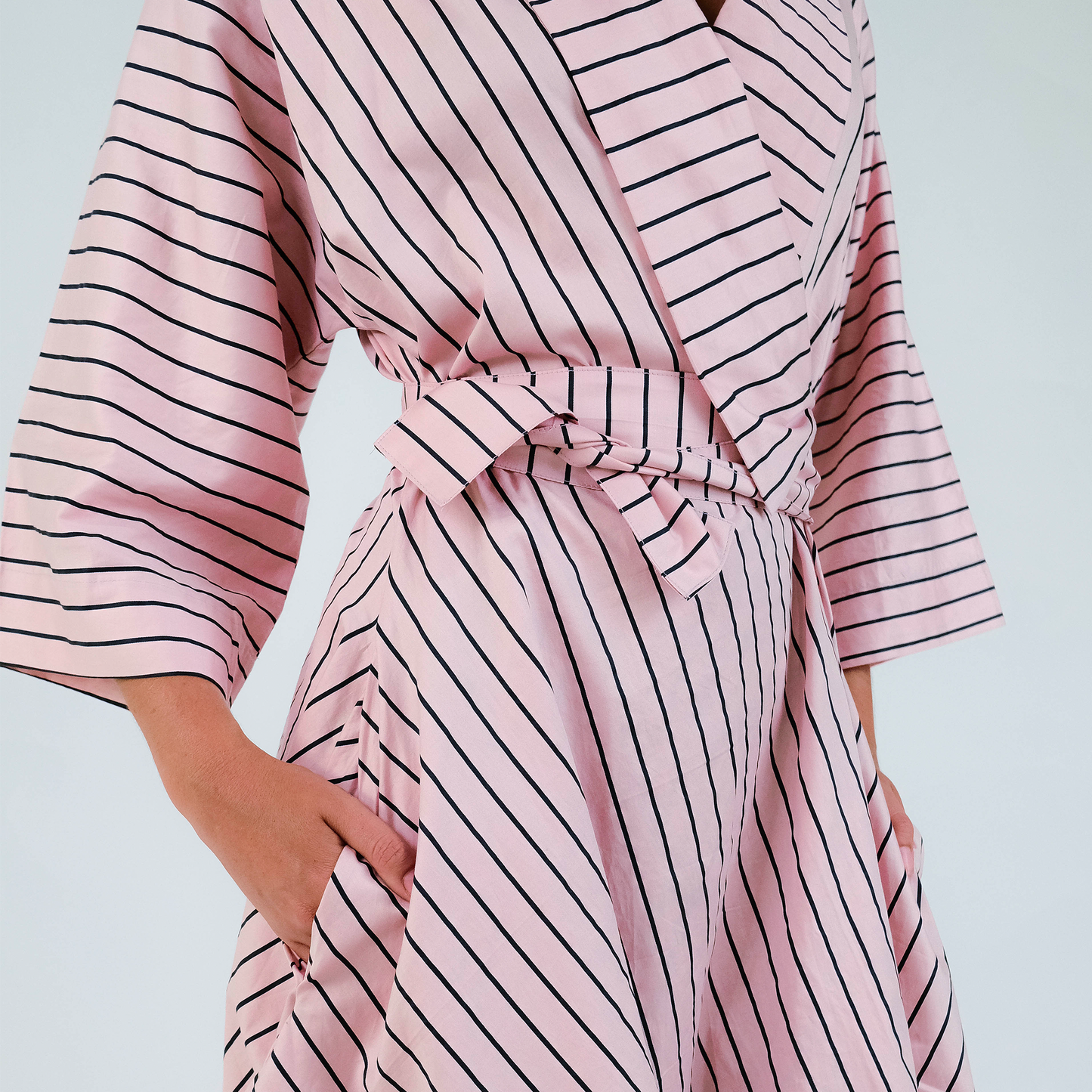 Ana Capri Wrap Belted Dress