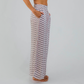 Art Deco Pastel Modal Resort Wide Leg Pant