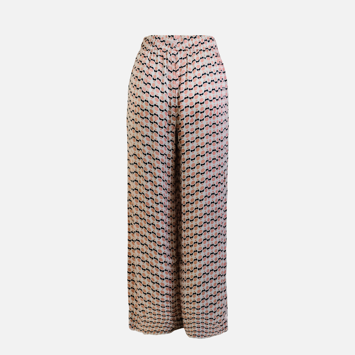 Art Deco Pastel Modal Resort Wide Leg Pant