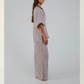 Art Deco Pastel Modal Resort Wide Leg Pant