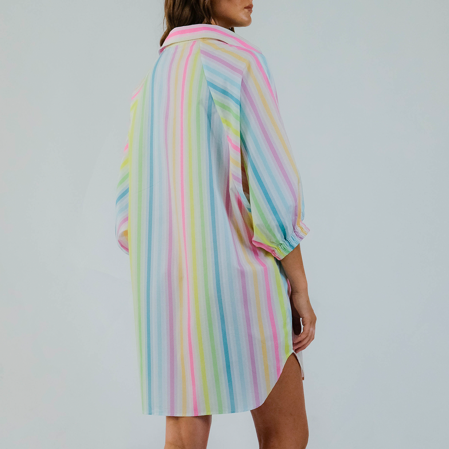 Rainbow Girlfriend Butterfly Shirt Dress