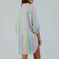Rainbow Girlfriend Butterfly Shirt Dress
