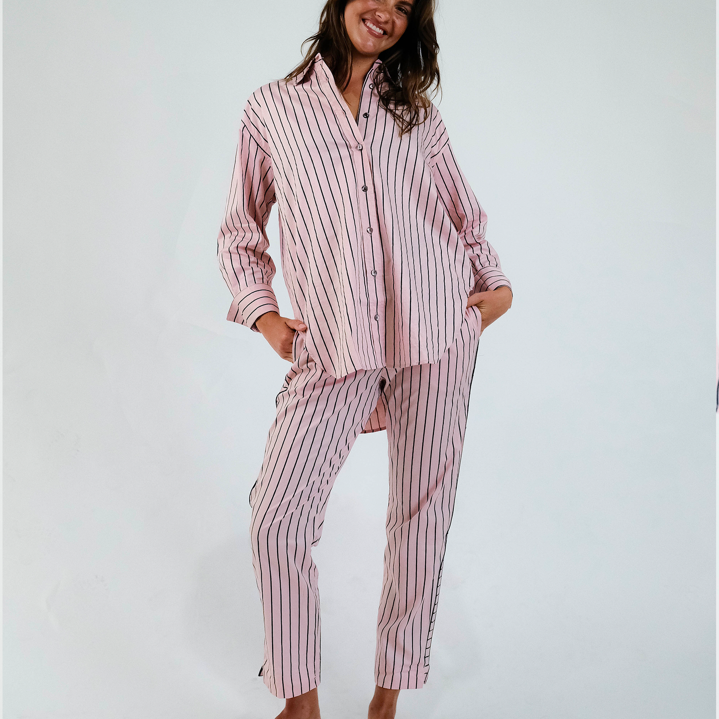 Capri Oversized Shirt with French Cuff