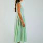 Mint Seersucker Sleeveless Panel Dress