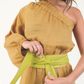 Mustard One Shoulder Jumpsuit