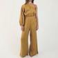 Mustard One Shoulder Jumpsuit