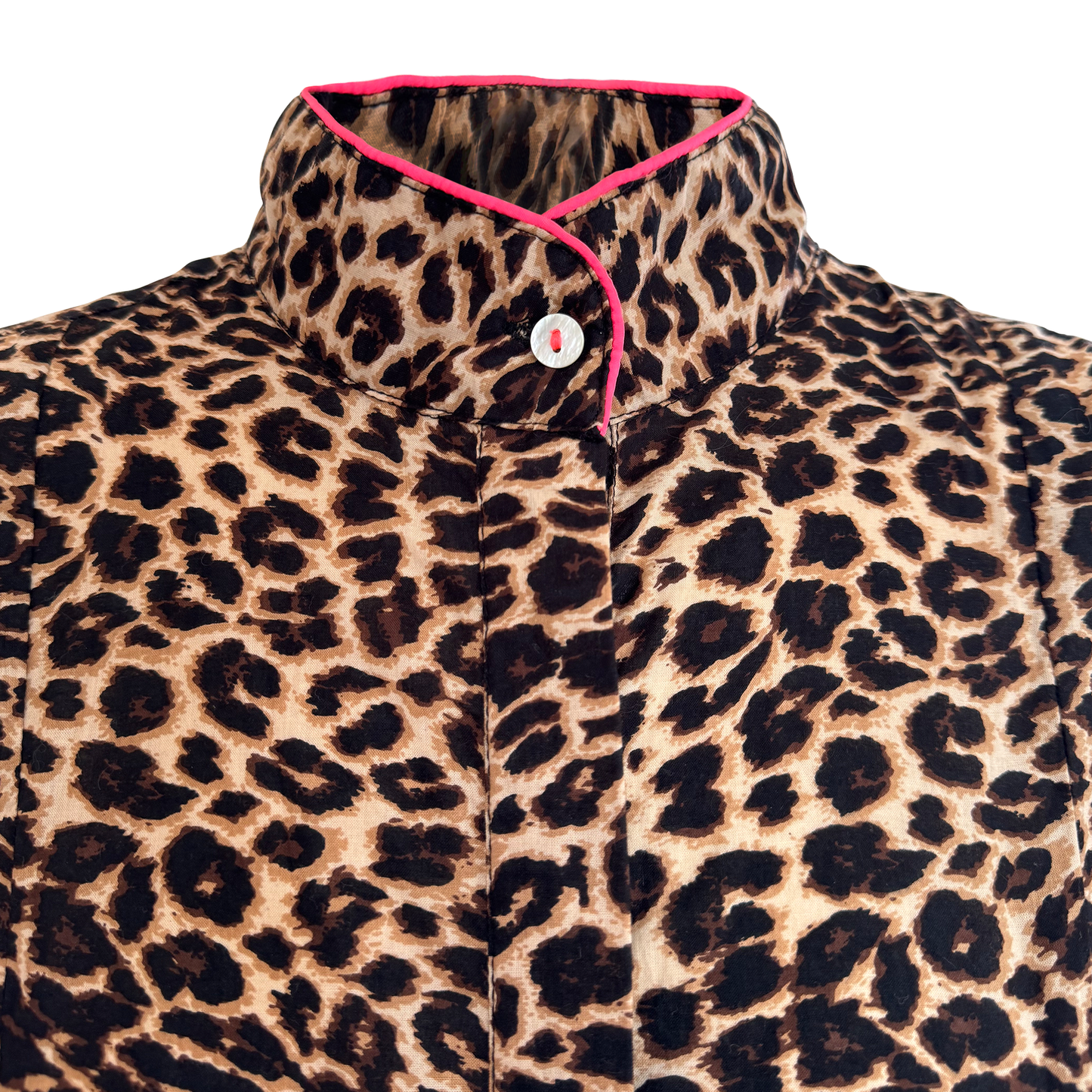 Leopard Balloon Sleeve Top