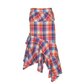 Simone Check Handkerchief Skirt