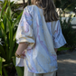 Marbled Butterfly Shirt in Pink