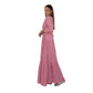 Cherry Check Tiered Cotton Maxi Skirt